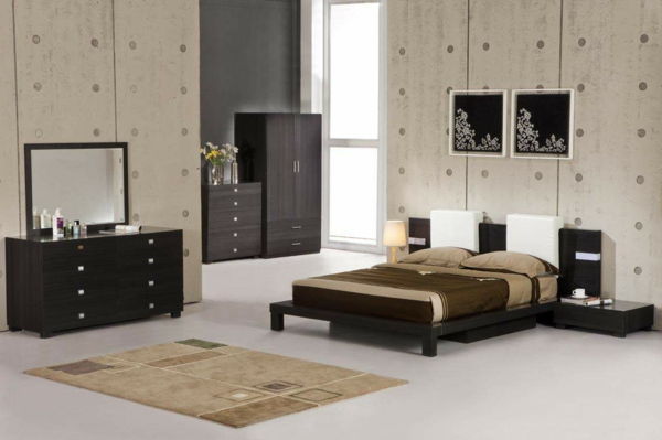 -Bedrooms-nápady-spálňa-design-spálne set-úplne-spálne