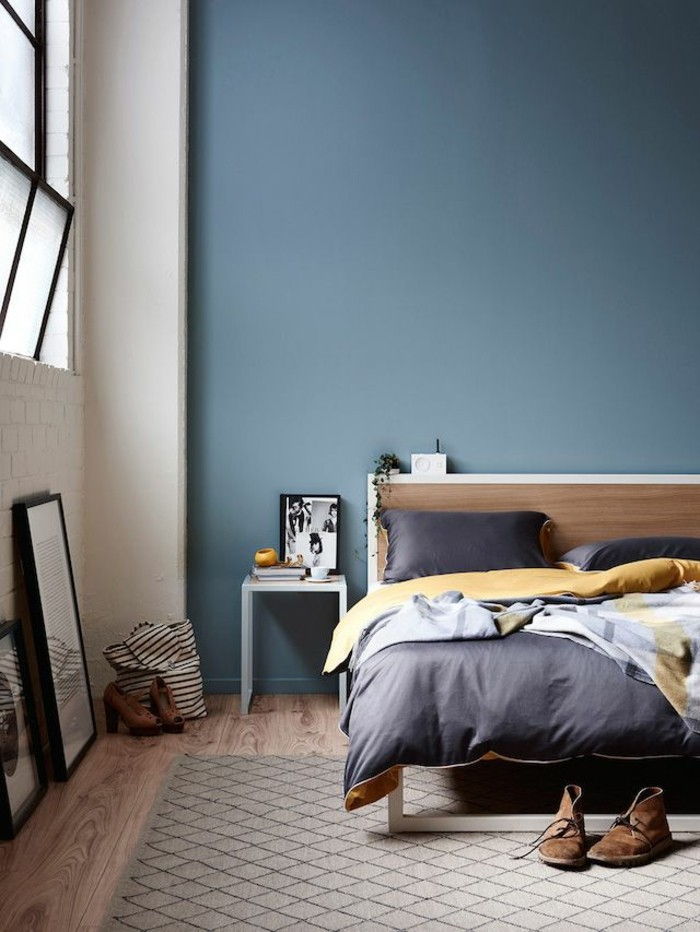 spalnica, poudarjajo-ideje-sobno barve stene make-moderno-stenske