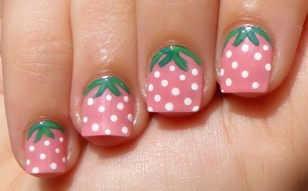 enkla-nails-jordgubb-liknande