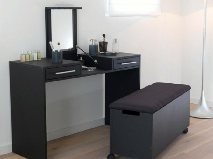 toaletný stolík-black-zrkadlo-in