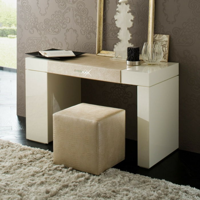 dressing table-modern-design-miękki dywan
