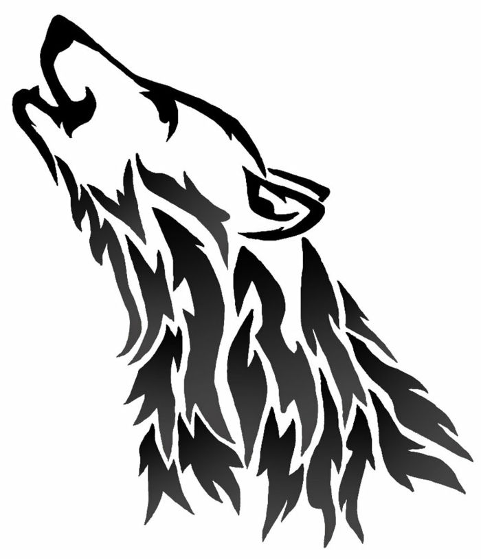 eulnde schwsrze vilkas - vilkų gentis - vilkų tatuiruotės idėja