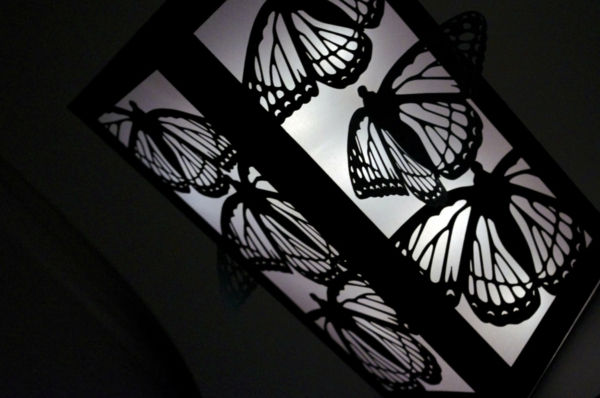 negru-fluture-frumos-decorare
