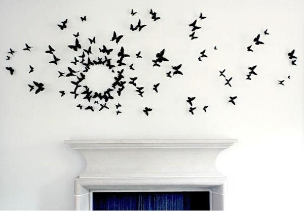 black-butterfly-nástenné dekorácie