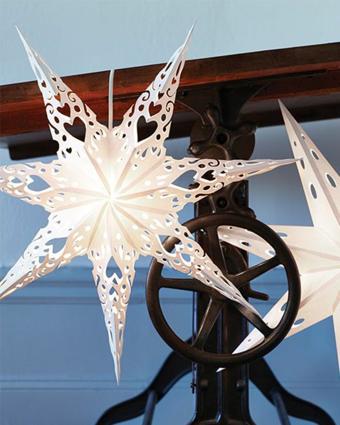 Švedski papir zvezda snežinka dekoracijo