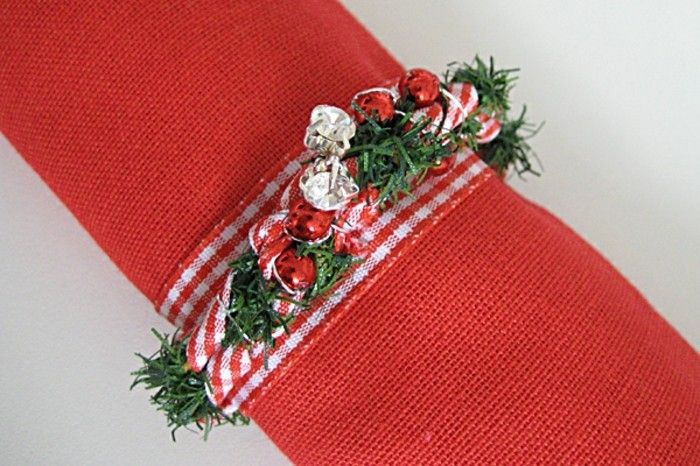 servett jul-wrinkle liknande weihnachtskranz