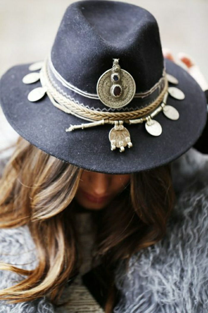 srebrna biżuteria Hat akcesoriów indyjskie