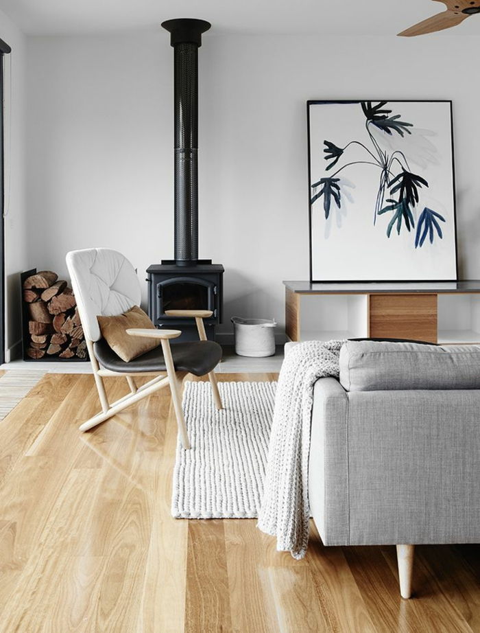 Scandinavian set-big-picture-sofá branco