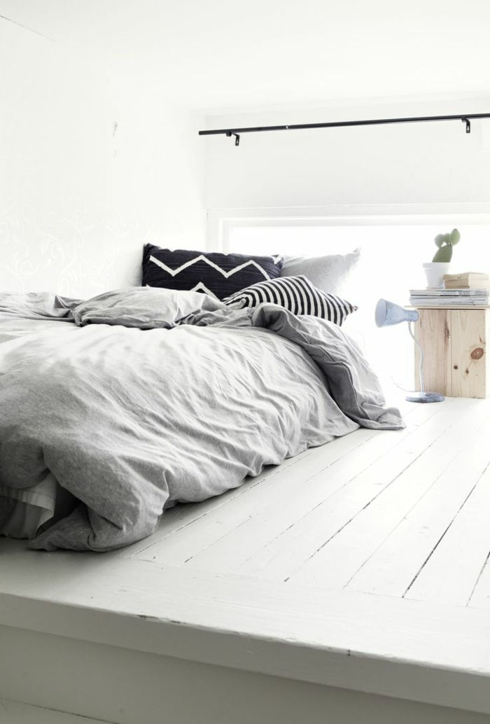 Skandinavski set-sodoben dizajn postelja
