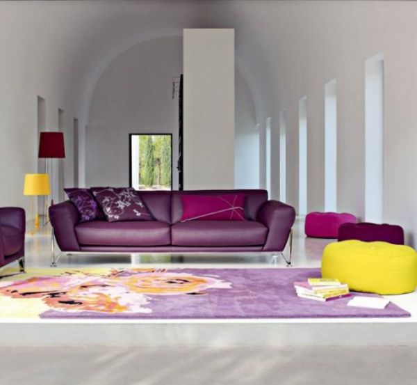 sofa-in-violetine-for-ultramodern-sofa-in-large-room-high-ceiling