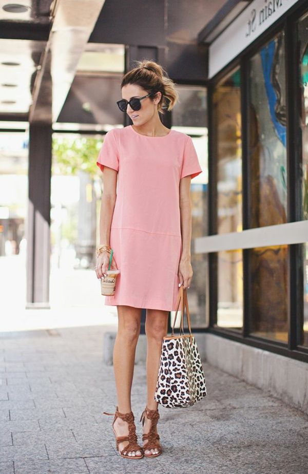 letné šaty dámskych dámske šaty vysoko módne letné šaty, dámske šaty, v lete-in-pink-