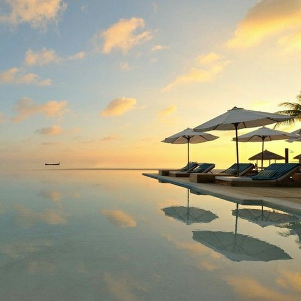 Maldive de călătorie-travel-idei-pentru-the-piscina-vacanță Maldive-travel- sunset-