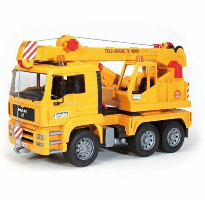 Toy broer-voertuigen Crane truck