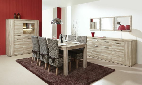 -stilvolles-dining-møbler set-spisestue stoler spisebord-design-ideer