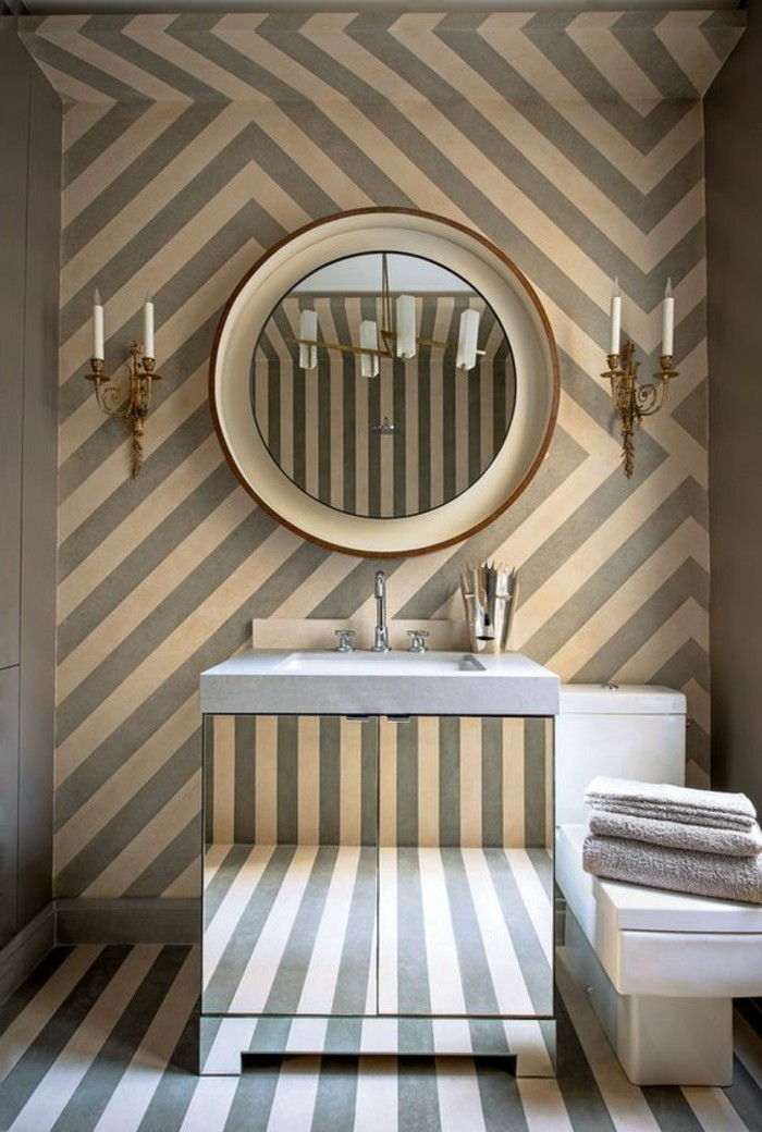 rand-delete-toalett-dekorera-badrum dekore-runda-spegel ljus-sink-keramik