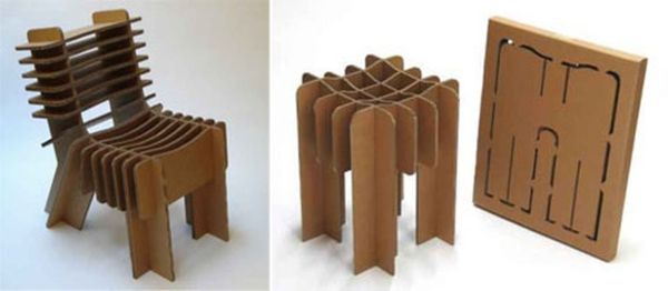 Stolička-of-lepenky-efektívne-nábytok-kartóne nábytok