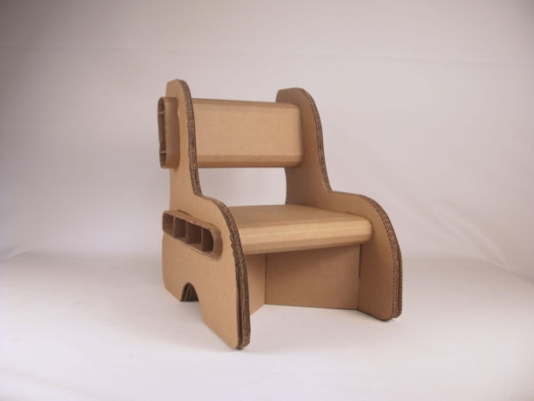 stol - kartong-papp-kartong-møbler-sofa-fra-papp