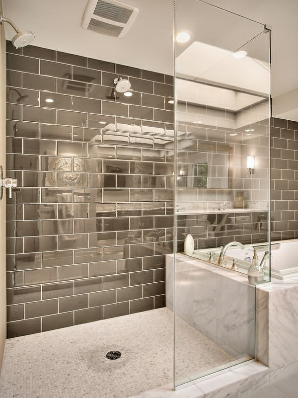 super-navrhnutý-dlažba-sprcha-v-modern-kúpeľňa - mramor