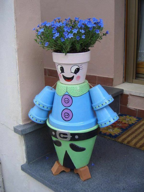 vaso di fiori a forma di super-creativo