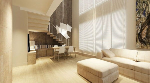-super-krásna škrupina farba-by-one - moderná obývacia izba