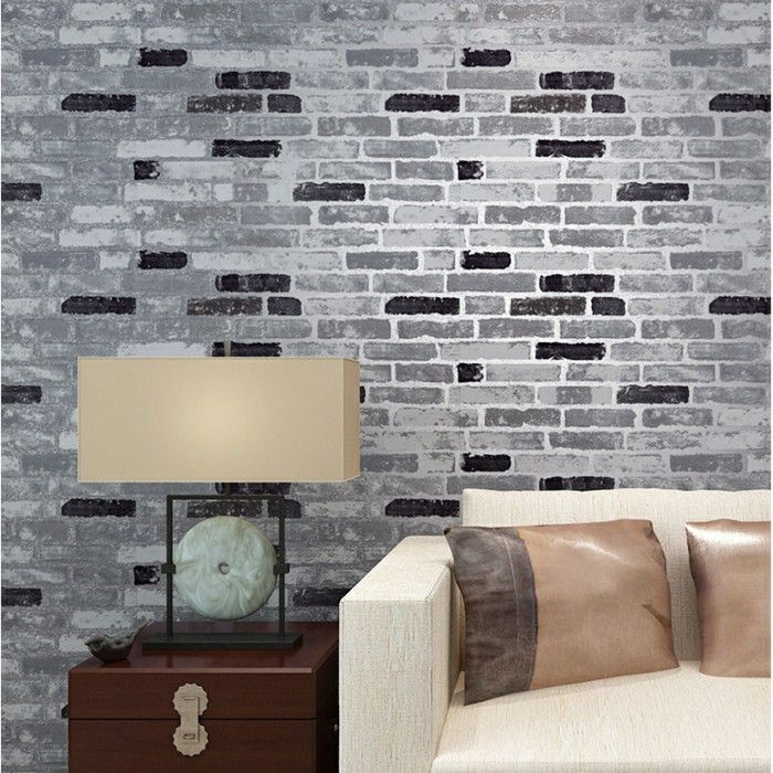 super-pen-murstein vegg papir i elegante-stue