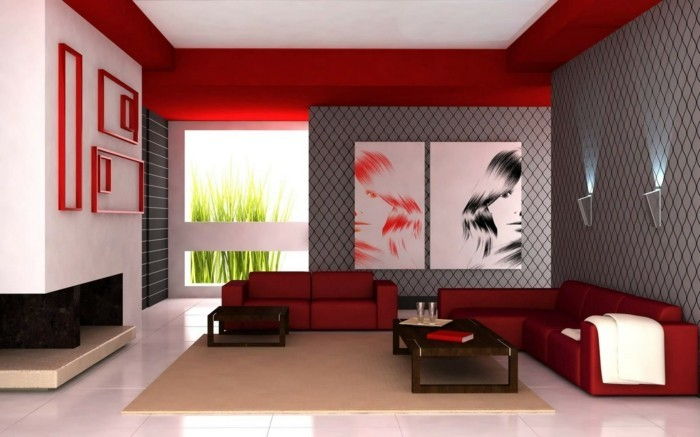 Presenetljivo-dnevna soba-stenske-barve-dnevna soba-barvni-ideje-doma-design-pomanjšane