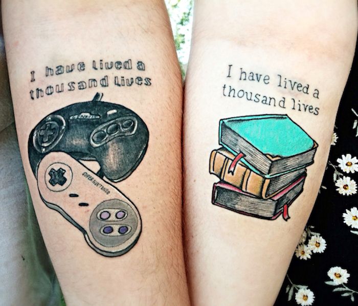 Videl sem tisoč življenj na tetovažih s sestram, kjer imata različna zanimanja