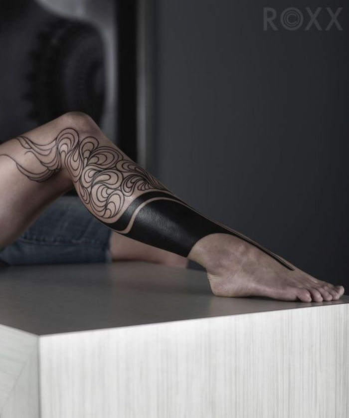 kojų tatuiruotės, tatuiruotės motyvai moterims, juodos, vėsios taattoo idėjos