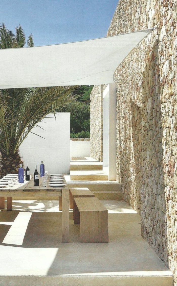 terase acoperis alb design modern