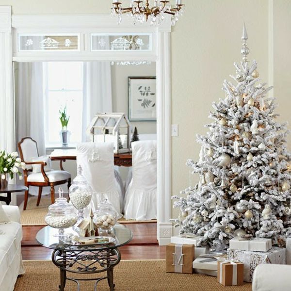 skvelý vianočné dekorácie White