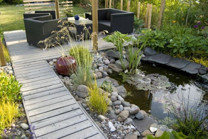 piękny projekt ogrodu - nowoczesny design