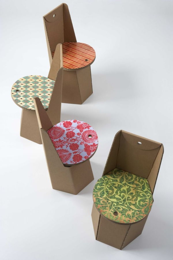 veľký-stoličky-in-krabice-kartón, lepenka, nábytok, sedacia súprava-from-lepenky