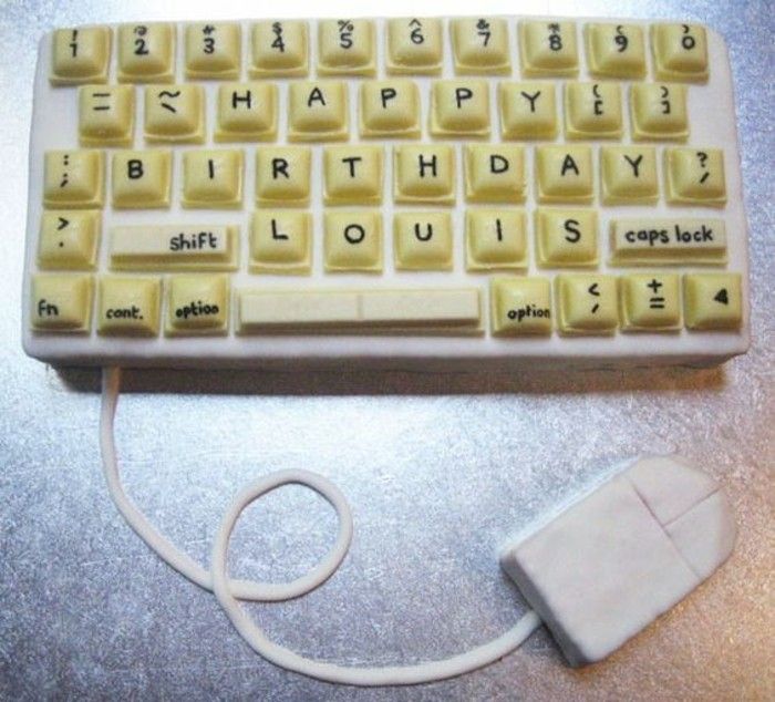 pasta-to-18-doğum geburtstagstorte bilgisayar klavyesi yaratıcı-geburtstagstorte