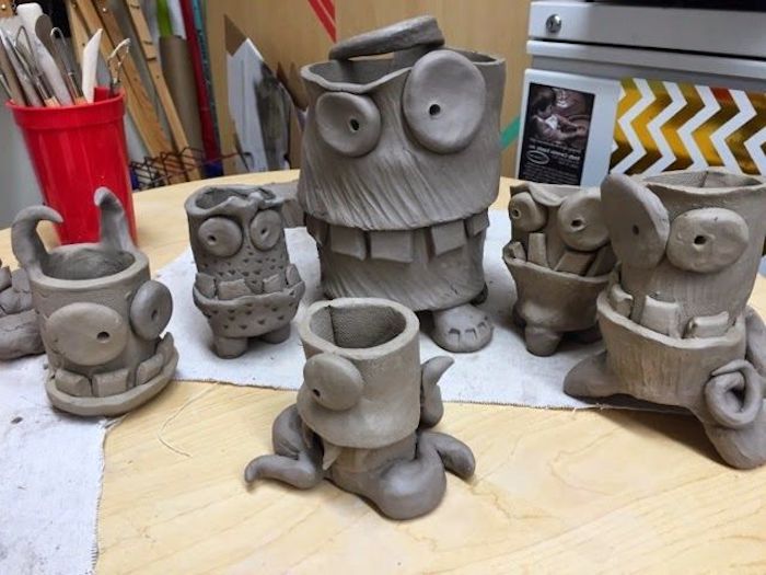 Creare mostri ceramici, creare mostri in argilla, facce terribili