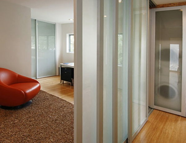 partition-in-the-apartment - design moderno della camera