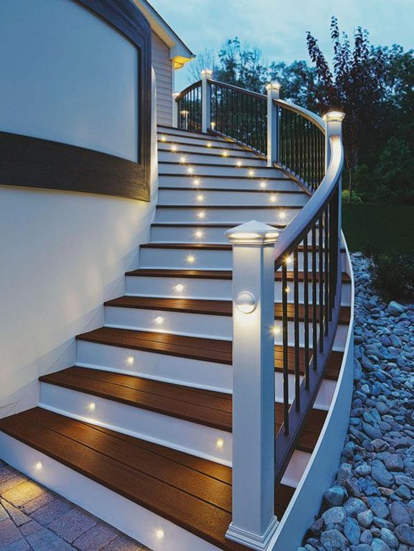 merdiven aydınlatma-ilginç-dış tasarımı