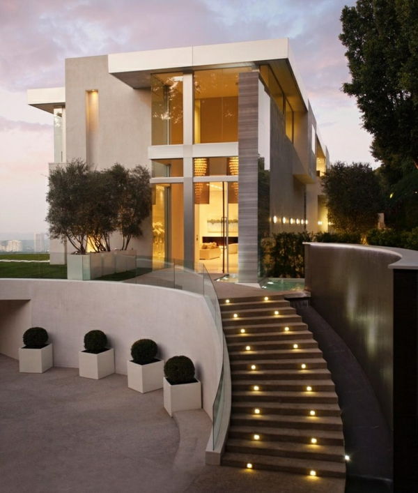 stopnice osvetlitev-luksuzno hišo v oblikovanje