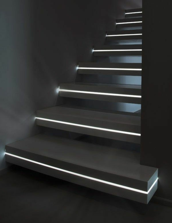 merdiven aydınlatma-siyah-çekici-tasarım