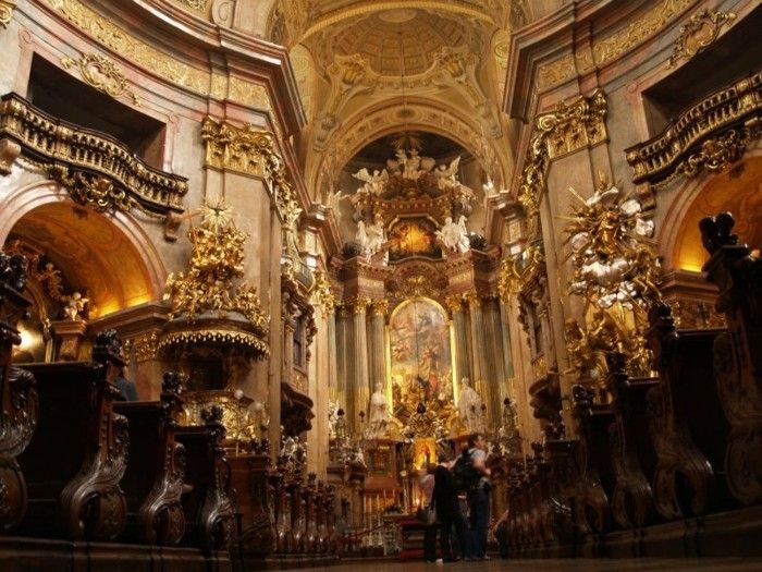 Chiesa-in-Vienna epoca -Austria-barocco di Peter Unico