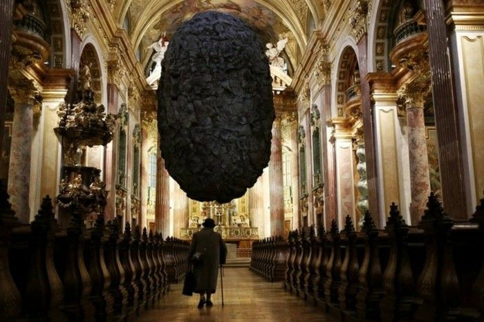 Unico-barocca architettura-Chiesa gesuita-in-Vienna-Austria