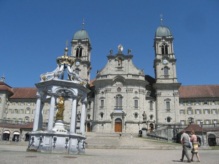 unico monastero di architettura barocca Einsiedeln-Schwitzerland