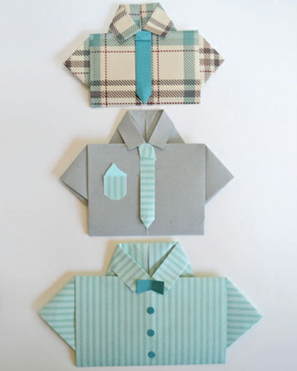 dary otcov - drobné kreatívne nápady - tri sladké košele