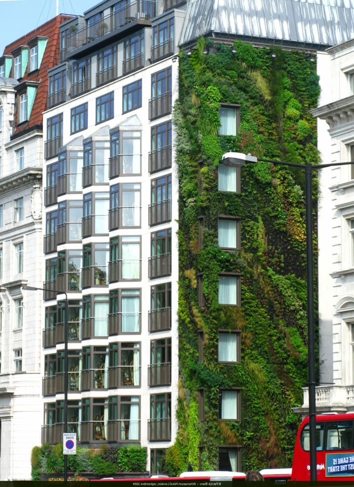 vertikal plantering är den senaste arkitektoniska trenden