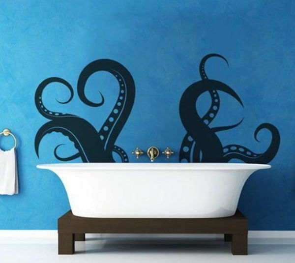 Duvar sanat fikirler-banyo-lavabo