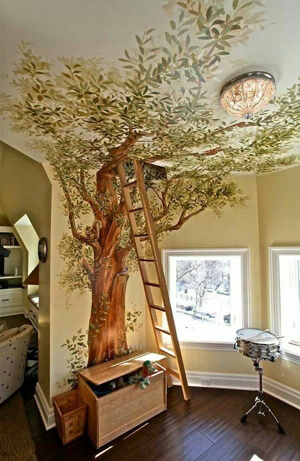 Duvar sanat fikirler-ağaç Kinde oda