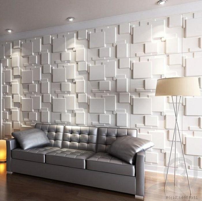 Pannello a parete a parete 3d muro pannello a parete del pannello-parete design-soggiorno
