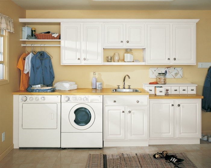 vaskeri-set-all-in skap-in-hvitt-farge