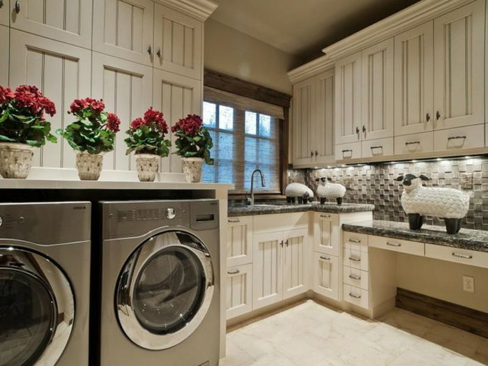 vaskeri-set-blomster-on-the-moderne-vaskemaskiner