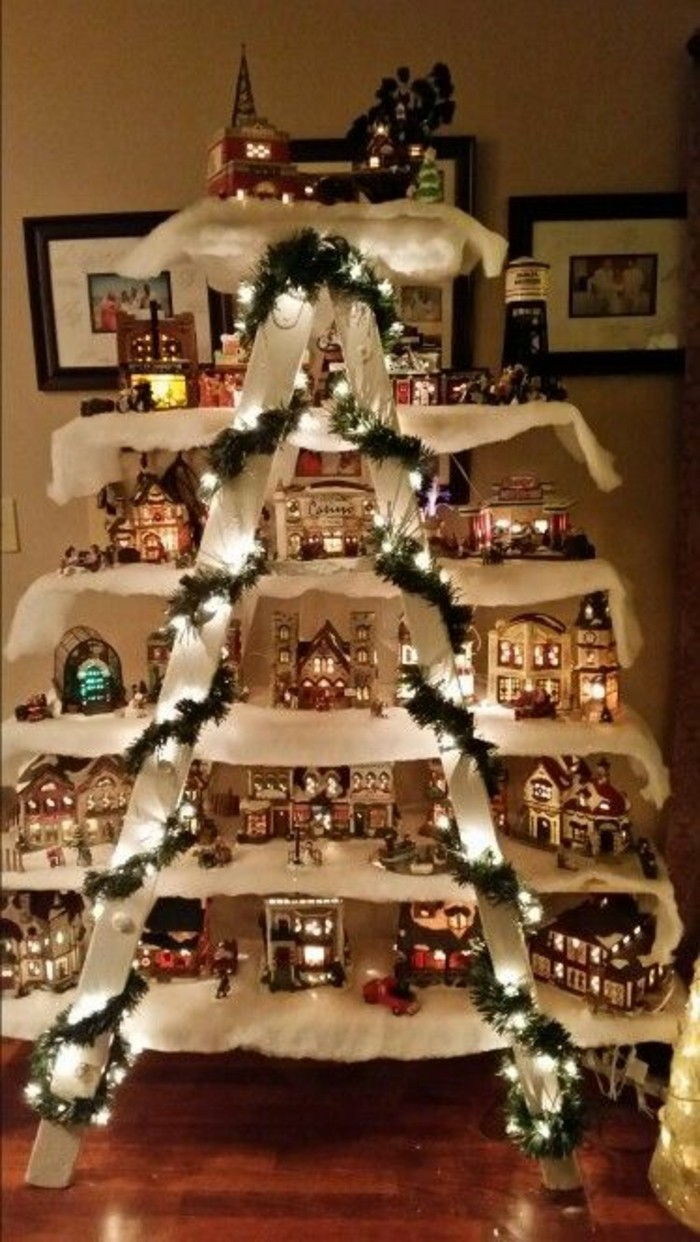 Vianočné dekorácie-yourself-robiť weihnachtsdeko-nápady vianočný strom