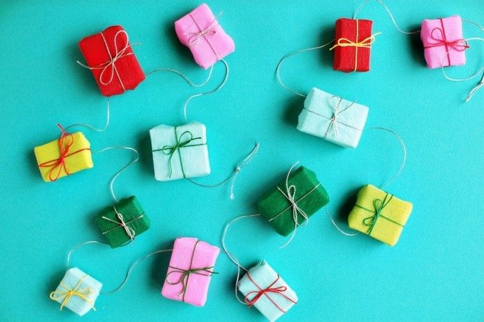 Kalėdų-Craft-idėjos-super maži spalvingi dovanos